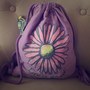 Small Life is Good Rope Cinch Sack