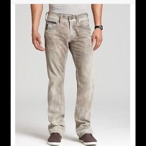 True religion mens Bobby black zipper jeans