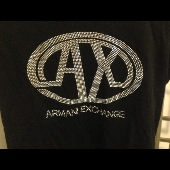 Black Armani exchange t shirt