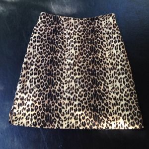 Vintage sexy leopard high waist pencil skirt