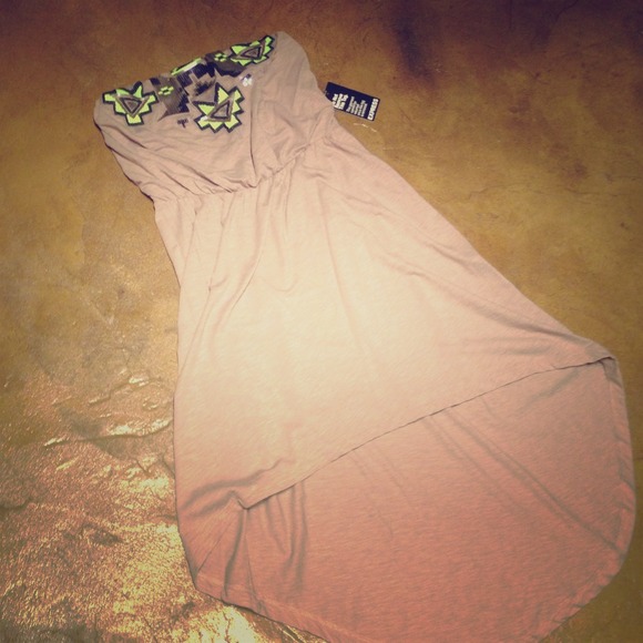 Express Strapless dress