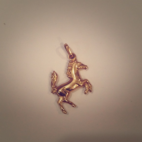 Gold Horse Pendant