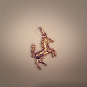 Gold Horse Pendant