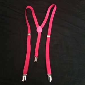 💝Hot Pink Suspenders💝