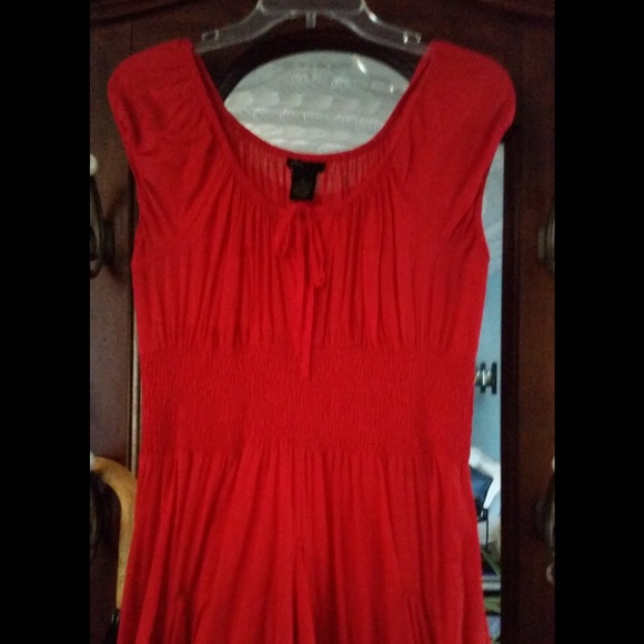 Christmas party red dress