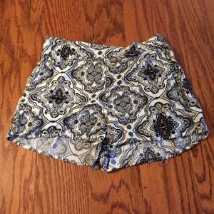 B&W Patterned Shorts