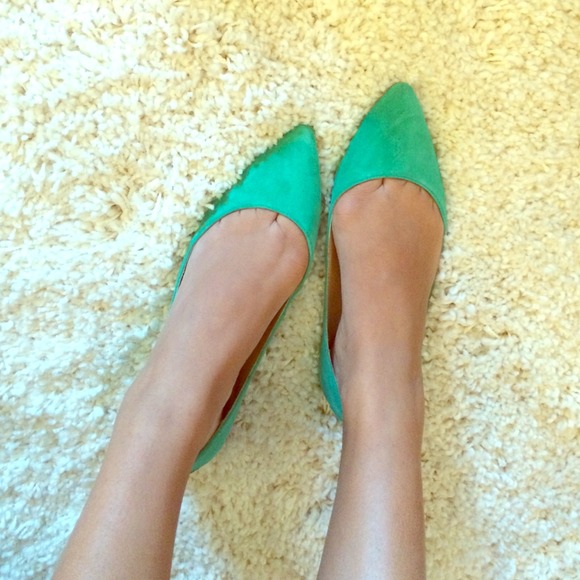 Mint Steve Madden Flats