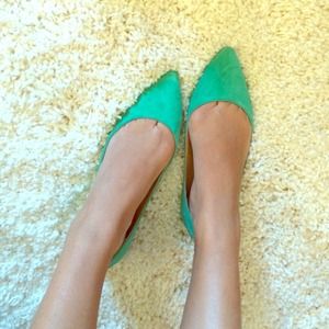Mint Steve Madden Flats