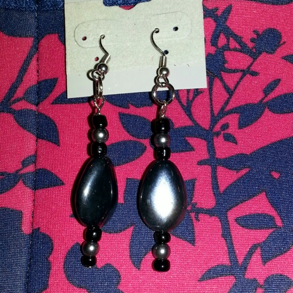 Black earrings