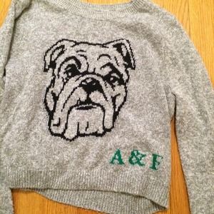 Cropped Abercrombie and Fitch Sweater