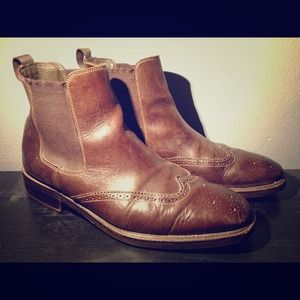 Cole Haan Genuine Leather Men's Wingtip slip-boot