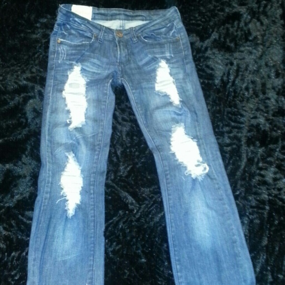 Machine jeans.