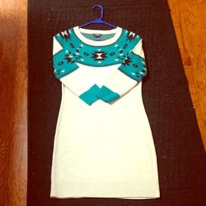 Sequin Hearts mid-length dress