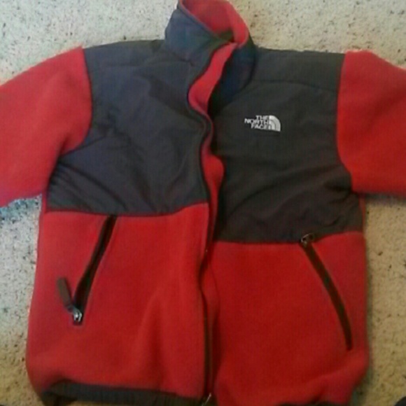 Red North Face Full Zip