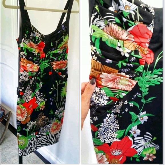 David Meister petite floral print dress!!