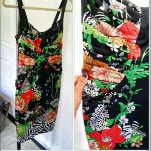 David Meister petite floral print dress!!