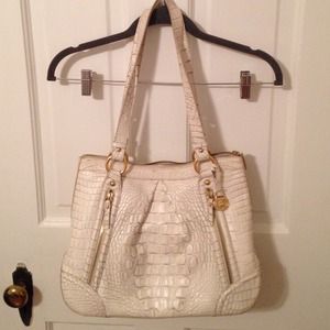 Brahmin Cream Shoulder Bag