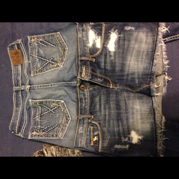 BKE jeans 27/31  and ambercombie size 16 in kids