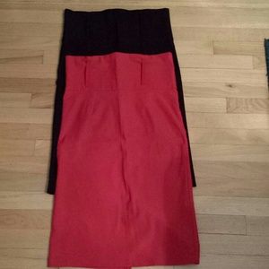 BUNDLE - high waist pencil skirts