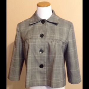 Cropped menswear jacket