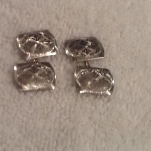 VINTAGE PLATINUM AND 10K GOLD CUFFLINKS - GORGEOUS