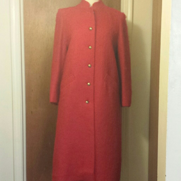 vintage Jackets & Blazers - Vintage Red Mohair Coat vintage Jackets & Blazers - Vintage Red Mohair Coat