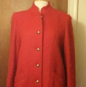 vintage Jackets & Coats - Vintage Red Mohair Coat vintage Jackets & Coats - Vintage Red Mohair Coat