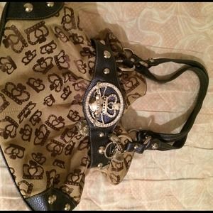 Metallic purple and brown Kathy bag