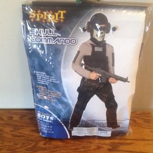 Skull commando Halloween costume