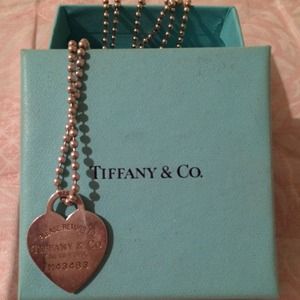 Tiffany and co heart necklace