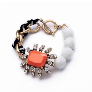 Fun Orange Burst & Bling Bracelet