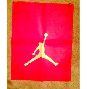 Fire red and gold Michael Jordan singe bag!