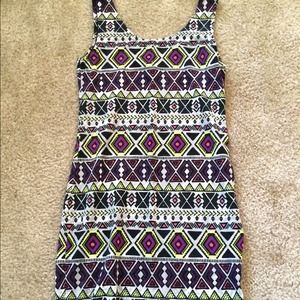 Tight fit tribal dress