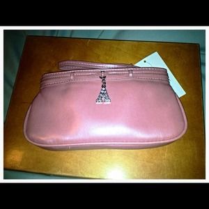 Monogrammed wristlet