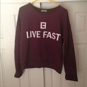 Workshop "Live Fast" Crewneck!