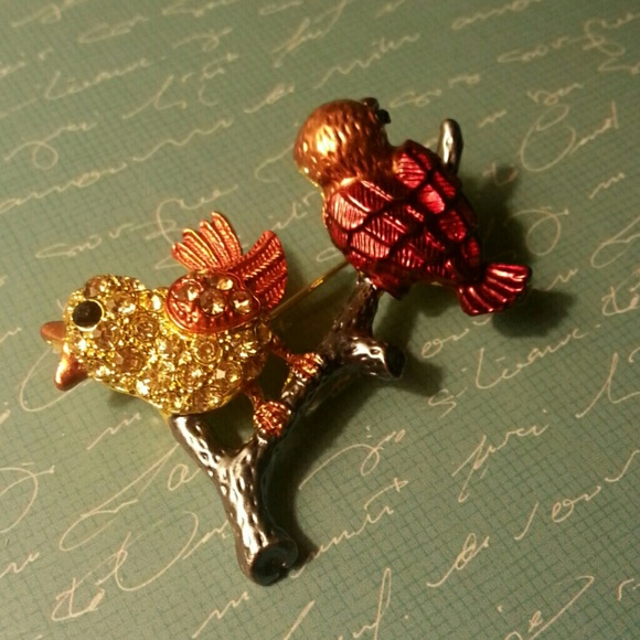 Love this Bird Broach - Picture 3 of 3
