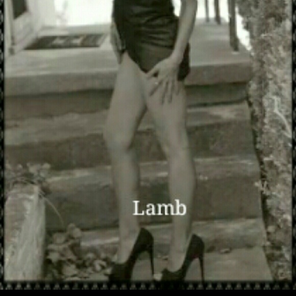 💕HP💕LAMB PLATFORM STILETTOS - Picture 3 of 4