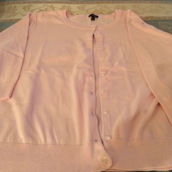 Pale pink cardigan