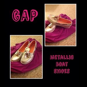 Metallic Boat Shoes