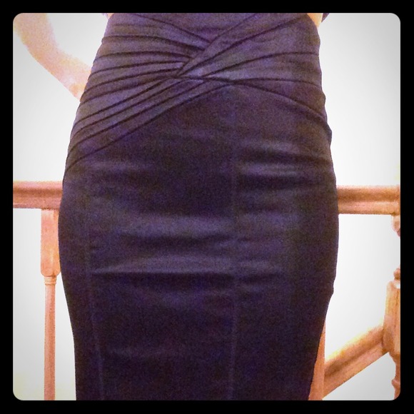 Sexy HighWaisted Satin Bebe Skirt