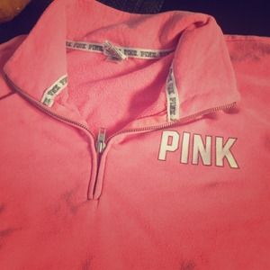 VS PINK half zip medium
