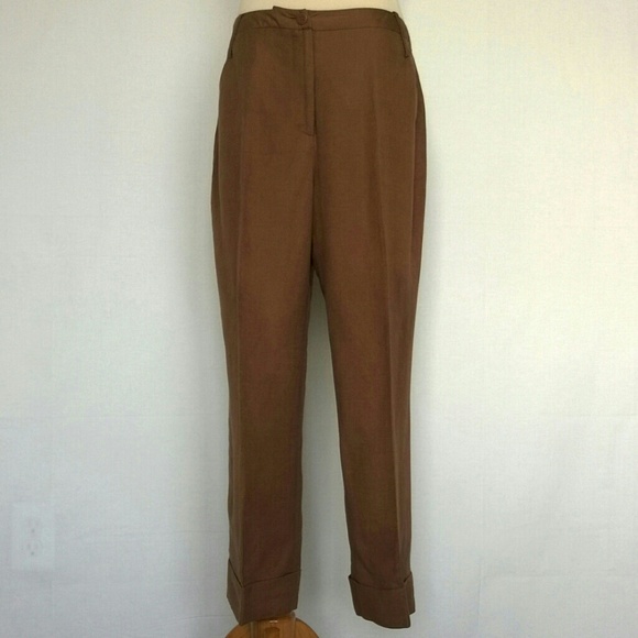 David N Camel Brown Slacks