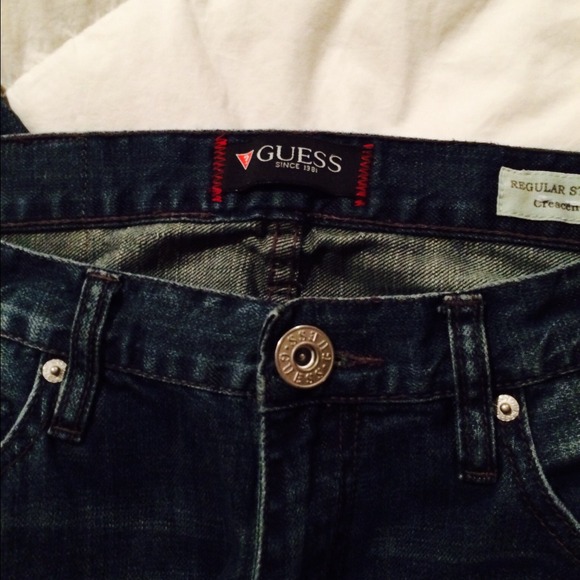Mens Guess Jeans Regular Straight 