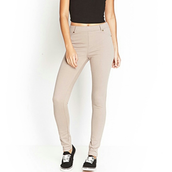 Pant-Long knit high waisted