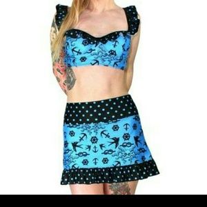 Too Fast nautical print bikini