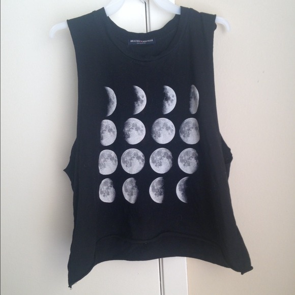 Brandy Melville moon phases shirt