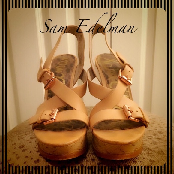 Sam Edelman Shoes - Beautiful Sam Edelman Nude Wedges. 7