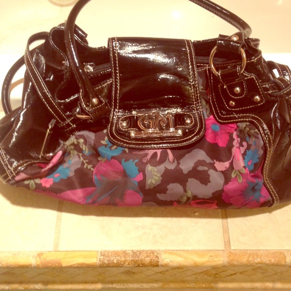 Purse:) with flowers