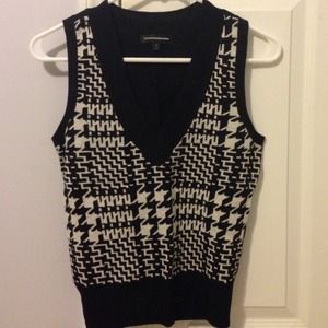 Express houndstooth vest NWOT