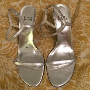Stuart Weitzman / Size:  7.5 / Color:  Silver